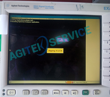 安捷伦N9010A频谱分析仪开机卡屏维修案例