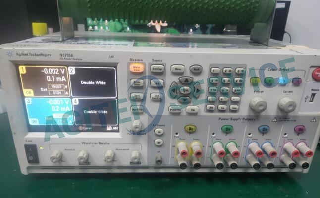 安捷伦直流电源分析仪N6705A维修案例